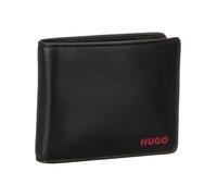 HUGO Mens Subway Trifold Embossed-Logo Wallet in Leather