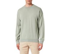 HUGO Men's Swart Knitted Sweater, Light/Pastel Green, L
