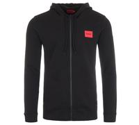 Hugo Mens Sweat Jacket - Black Cotton - Size Medium