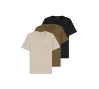 HUGO RN Triplet T-shirt short sleeve beige green black (3 units) - S