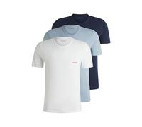 HUGO Mens T-Shirt RN Triplet P Three-Pack of Underwear T-Shirts in Cotton Jersey