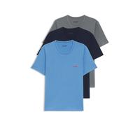 HUGO Mens T-Shirt RN Triplet P Three-Pack of Underwear T-Shirts in Cotton Jersey