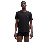 HUGO Triple-pack of cotton underwear T-shirts with logo print - Style T-SHIRT RN TRIPLET P, 50480088 Black L