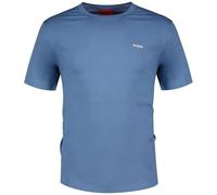 HUGO Mens T-Shirt Short Sleeve Lifestyle Cotton Medium Blue S