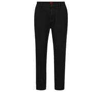 Hugo Mens Tapered Chinos - Black - 32L - Black - 100% Mixed