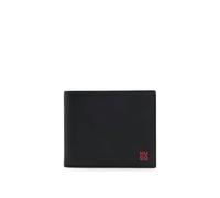 HUGO Mens Tibby N Leather Wallet with red Stacked Logo