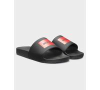 HUGO Mens Timein Mens Slides with Logo Strap - Black 001 - Black 001 - UK11 EU45 US12