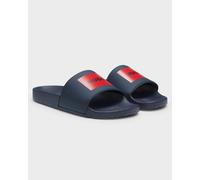 HUGO Mens Timein Mens Slides with Logo Strap - Dark Blue 404 - Dark Blue 404 - UK12 EU46 US13