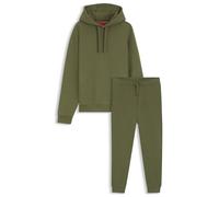 HUGO Dapodayote Jersey Overhead Tracksuit, Green, Size S, Men Green