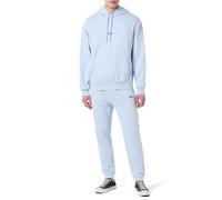 HUGO Men's Tracksuit_NalonsoNap 10249110 Sweatshirt, Open Blue487,