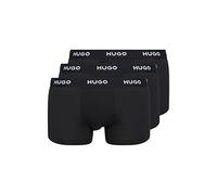 Hugo Men's Trunk Triplet Pack Boxer Shorts, New-Black1, S (Pack of 3)