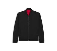HUGO Mens Ukashi232X Packable slim-fit jacket with red lining