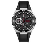 HUGO Analogue Multifunction Quartz Watch for Men #Wild Collection with Black Leather Strap - 1530336