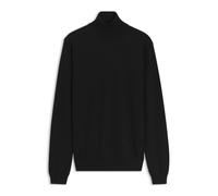 HUGO Mens San Thomas-M Virgin-Wool Rollneck Sweater in a Regular fit Black