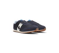 HUGO Mens Jared Runn Mesh Trainers with Faux-Suede Trims Size 7 Dark Blue