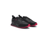HUGO Mixed-material trainers with branded accents - Style Icelin_Runn_pumf_N, 50536568 Black 11