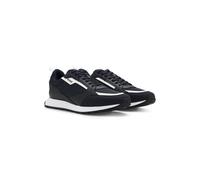 HUGO Mixed-material trainers with branded accents - Style Icelin_Runn_pumf_N, 50536568 Dark Blue 11