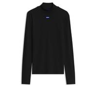 HUGO Mock-Neck Logo Top
