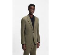 HUGO Modern-fit jacket in cotton-blend twill - Style Krisdo261XW-H, 50553688 Khaki 38R