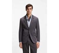 HUGO Modern-fit suit jacket in checked stretch fabric - Style Karlo243X, 50557182 Grey Patterned 38R