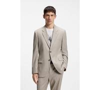 HUGO Modern-fit suit jacket in stretch twill - Style Karl263X, 50566971 Beige 36R