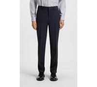 HUGO Modern-fit trousers in a performance-stretch wool blend - Style Tom253X-MH, 50540150 Dark Blue 34R