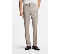 HUGO Modern-fit trousers in stretch twill - Style Tom263X, 50566984 Beige 34R