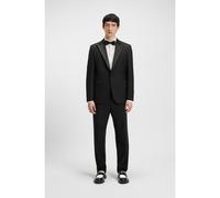 HUGO Modern-fit tuxedo suit in wool-blend dobby - Style Karl-Teagan253E1X, 50544617 Black 34R