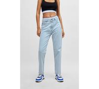 HUGO Mom jeans in aqua stretch denim - Style Noe_B, 50520613 Light Blue 34/32