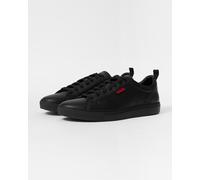 Hugo Morrie Mens Cupsole Trainers with Logo Flag - Black - Size UK 6