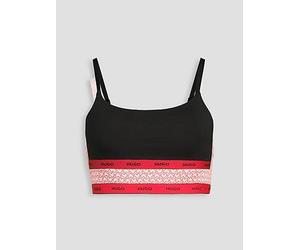 HUGO Multipack Logo Bralette, Multi, Size M, Women Print