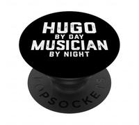 Hugo Musician Halloween Costume Gen Z Millennial Men Hugo PopSockets Adhesive PopGrip