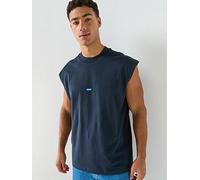 HUGO Navertz Tank Vest, Blue, Size M, Men Blue