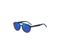 HUGO Navy-acetate sunglasses with blue lenses and patterned temples - Style HG 1305/SPJP54XT, 58127219 Blue pcs.