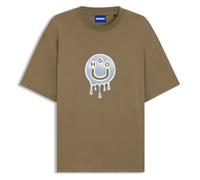 Hugo Nedirix 10258299 Short Sleeve T-shirt Brown XL Men
