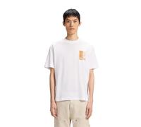 Hugo Nedix 10258299 01 Blue T-shirt White M Man