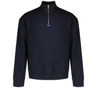 Hugo Neeler 10249110 Blue Half Zip Sweatshirt