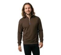 HUGO Zip-neck Cotton Logo Sweatshirt