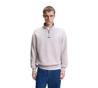 Hugo Neeler 10249110 Blue Half Zip Sweatshirt