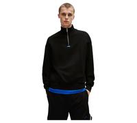 Hugo Neeler 10249110 Blue Half Zip Sweatshirt