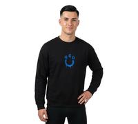 HUGO Cotton-terry sweatshirt with Happy HUGO - Style Nucavex, 50560062 Black S