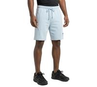 HUGO Cotton-blend shorts with logo label - Style Nurazort, 50557816 Light Blue L