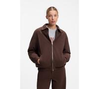 HUGO Oversized-fit corduroy jacket with script logo - Style Airo-1-W_B, 50567670 Brown 10