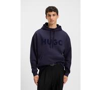 HUGO Oversized-fit hoodie in cotton terry with tonal logo - Style Ditchle, 50529090 Dark Blue XS