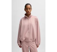 HUGO Oversized-fit jacket with all-over logo jacquard - Style Dicole_B, 50531182 Pink Patterned XL