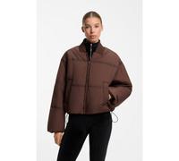 HUGO Oversized-fit padded jacket with seam details - Style Flume-1_B, 50567756 Brown S