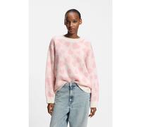 HUGO Oversized-fit sweater with heart jacquard - Style Sallyna_B, 50555441 Pink Patterned L