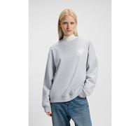 HUGO Oversized-fit sweatshirt in cotton terry with logo artwork - Style Oversized Crew_B_4, 50550142 Light Grey M