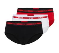 HUGO for man. 50492378 3-pack Triplet Briefs red, white, navy (XS), Homewear, Cotton
