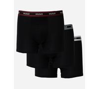 HUGO Planet 3-Pack Mens Boxer Briefs - Black 002